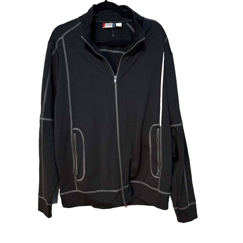 Clique Castrol Edge Full Zip Lightweight Jacket Black from Daytona Beach Large